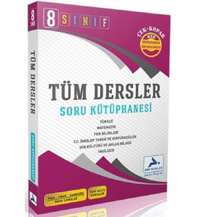 8. Sınıf Tüm Dersler Soru Kütüphanesi Çek Kopar PRF Paraf Yayınları
