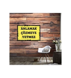 Ahşap Retro Mdf Poster , Komik Sözler , Duvar Yazıları , Manzara ,  Tarih , Edebiyat - Tbl0469