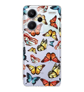 PrintiFy Xiaomi Redmi Note 13 Pro 4G ile Uyumlu Water Color 2  Kamera Korumalı Şeffaf  Kılıf