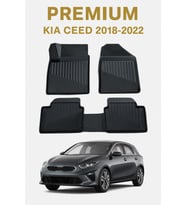 Kia Ceed 2018-2022 Uyumlu 3D Oto Paspas Premium