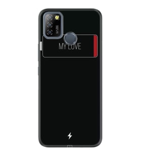 INFINIX Smart 4 5 6 Zero 8 S5 Pro Kılıf Desemli Silikon My Love 1402
