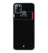 INFINIX Smart 4 5 6 Zero 8 S5 Pro Kılıf Desemli Silikon My Love 1402