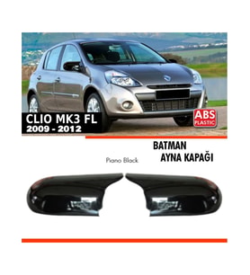 renault clio 3 2009-2012 uyumlu batman-yarasa ayna kapağı
