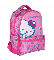 TMN 591632 HELLO KITTY GÖRSELLİ 3 BÖLMELİ OKUL SIRT ÇANTASI 2721 PEMBE