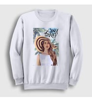 Presmono Unisex Beyaz Summertime Lana Del Rey Sweatshirt 157021tt