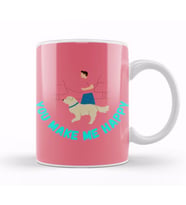 Dogs you make me happy dog lover gifts Kupa Bardak Porselen