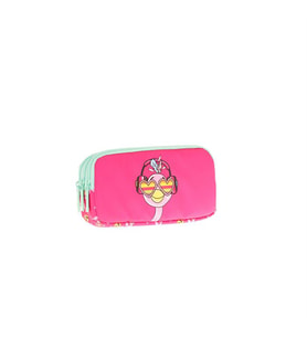 Kaukko Kids 3 Bölmeli Kalem Çantası Toys Flamingo L8235