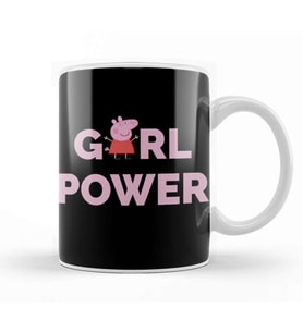 Peppa Pig Girl Power Kupa Bardak Porselen