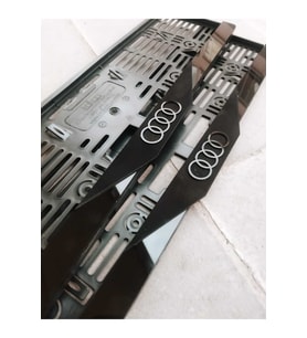Plakalık Lazer Kesim Pleksi 2 Adet  özel üretim - mat  AUDİ Uyumlu