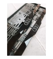 Plakalık Lazer Kesim Pleksi 2 Adet  özel üretim - mat  AUDİ Uyumlu