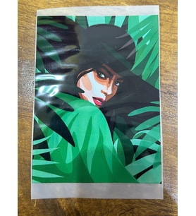 17X12 CM ÜTÜ İLE YAPIŞAN KAHRAMAN KIZ ARMA TRANSFER BASKI
