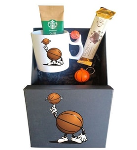 Kare Kutuda  Basketbol Toplu Anahtarlık& Basketbol Toplu Kupa
