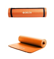 Delta Konfor Zemin 10 mm Taşıma Askılı Pilates Minderi Yoga Matı Turuncu