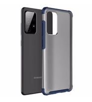 Microsonic Samsung Galaxy A52s Kılıf Frosted Frame Lacivert