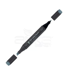 Marabu Graphix Sketch Marker Çift Uçlu Kalem 986 Cool Grey Deep
