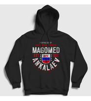 Presmono Unisex Siyah Dagestan Ufc Mma Magomed Ankalaev Kapüşonlu Sweatshirt 520721tt