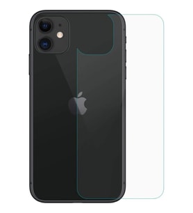 Apple iPhone 11 Uyumlu Arka kapak Cam Telefon Arka Koruyucu Temperli Cam Düşmelerden Kirden Ultra Derece Korur (Şeffaf)