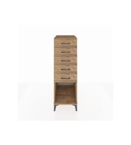 Kronos Dolap 5 Çekmeceli 44x59x134 Çam-Çam