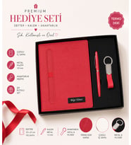 Kişiye Özel Defter - Kalem ve Anahtarlık Seti