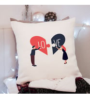 Sevgili Çift ( Love ) Tasarımlı Yastık