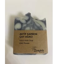SOAPİA DOĞAL AKTİF KARBON & ÇAY AĞACI YAĞLI SABUN