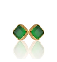 Kadir Jewellery 22 Ayar Altın Kaplama Kadın Minimal Küpe -El İşçiliği Ve Hipoalerjenik Küpe