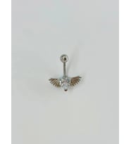 Melek Kanatlı Detaylı Göbek Piercing - Pg0057