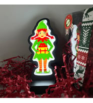 Xmas Yılbaşı Masaüstü Led Lamba/Gece Lambası 7*14 cm