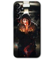Galaxy A15 Kılıf HD Desen Baskılı Kılıf - V for Fire