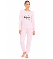 Seamlife Kadın Pamuklu Kışlık Termal Uzun Kollu Pijama Takımı