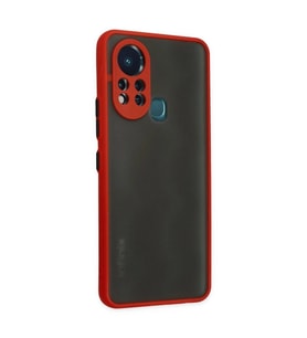 İnfinix Hot 11s Kılıf Montreal  Kapak - Kırmızı