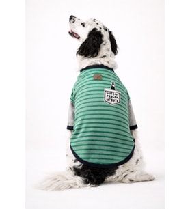 Cute Green Çift Kol Köpek Tişörtü