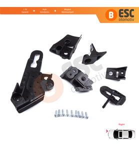 Seat Leon MK4 KL1 KL8 2020-On 5FA998226 İçin Sağ Ön Far Tamir Seti
