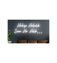 Herkese Herhalde Sana Her Halde Yazılı Neon Tabela