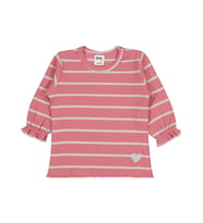 Civil Baby Çizgili 6-18 Ay Sweatshirt - Bej (Kiremit)