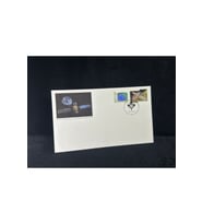 1992 Canada Kanada Uzay Habercilik Temalı İlk Gün Zarfı Hologram Pullu (Çok Renkli)