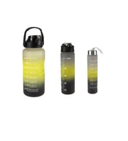 Matara Üçlü Set 2000 Ml 900 Ml 300 ML Siyah