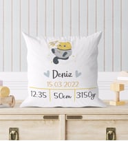 BK Gift Yeni Doğan Bebek Doğum Panosu Yastık - Model 7