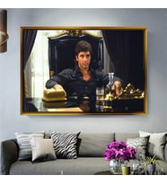 Altın Çerçeveli dekoratif tablo l768 (Gold)