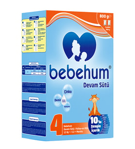 Bebehum 4 Numara Devam Sütü 12 Ay+ 800 gr
