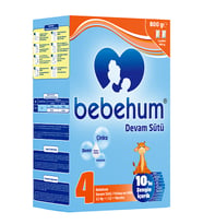 Bebehum 4 Numara Devam Sütü 12 Ay+ 800 gr