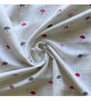 Müslin Örtü 75x85  Ağız Bezi Hediyeli (Gri - Pembe)