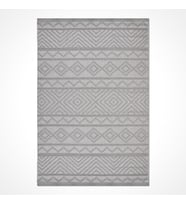 Makine Kaymaz Yıkanabilir Gri Etnik Triko Salon Halısı Mutfak Halısı Koridor Halısı Yolluk 69675097