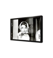 Audrey Hepburn Çerçeveli Mdf Tablo