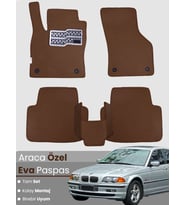 BMW 3 SERİSİ E46 (1997-2006) Uyumlu EVA Paspas Tam Set–Araca Özel,Su Geçirmez,Kolay Montaj