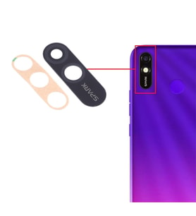 Tecno Spark 4 Lite Kamera Lensi Camı KC8S