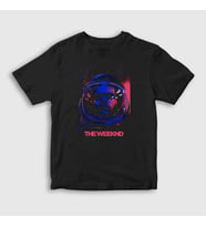 Presmono Unisex Çocuk Siyah Astronaut The Weeknd T-Shirt 158539tt