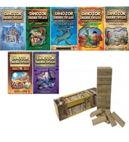 DİNOZOR DEDEKTİFLERİ 7 KİTAP SET JENGA HEDİYELİ