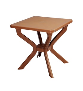 Omnipazar MT-GF235 Prima Isola Plastik Kare Bahçe Balkon Masa 70x70 cm