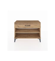 Arges Şifonyer Tek Raflı Tek Çekmeceli 88x30x64 Çam-Çam